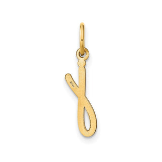 14k Yellow Gold Lower Case Letter J Initial Charm XNA1307Y/J