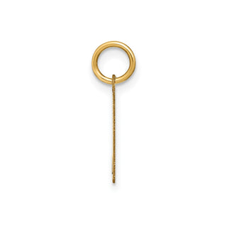 14k Yellow Gold Lower Case Letter K Initial Charm XNA1307Y/K