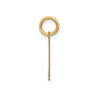 14k Yellow Gold Lower Case Letter K Initial Charm XNA1307Y/K