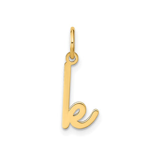 14k Yellow Gold Lower Case Letter K Initial Charm XNA1307Y/K