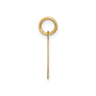 14k Yellow Gold Lower Case Letter L Initial Charm XNA1307Y/L