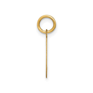 14k Yellow Gold Lower Case Letter L Initial Charm XNA1307Y/L