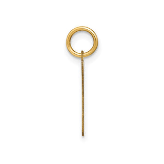 14k Yellow Gold Lower Case Letter P Initial Charm XNA1307Y/P