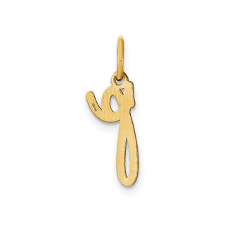 14k Yellow Gold Lower Case Letter P Initial Charm XNA1307Y/P