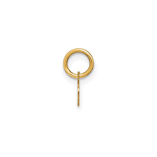 14k Yellow Gold Lower Case Letter R Initial Charm XNA1307Y/R