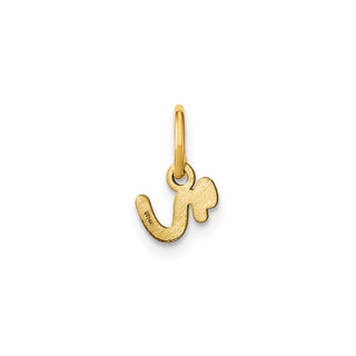 14k Yellow Gold Lower Case Letter R Initial Charm XNA1307Y/R