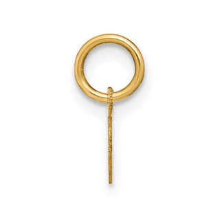 14k Yellow Gold Lower Case Letter S Initial Charm XNA1307Y/S