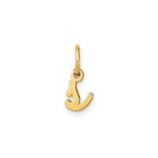 14k Yellow Gold Lower Case Letter S Initial Charm XNA1307Y/S