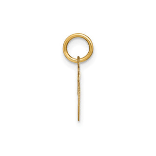 14k Yellow Gold Lower Case Letter T Initial Charm XNA1307Y/T