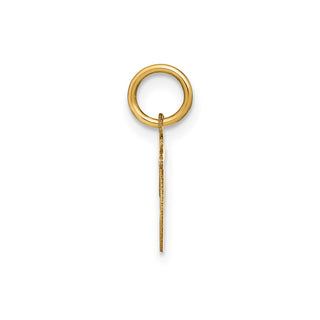 14k Yellow Gold Lower Case Letter T Initial Charm XNA1307Y/T