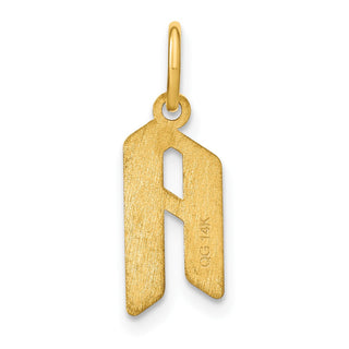 14k Yellow Gold Letter A Initial Charm XNA1335Y/A