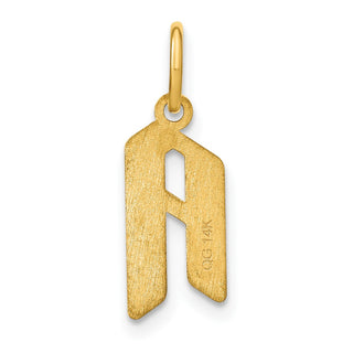 14k Yellow Gold Letter A Initial Charm XNA1335Y/A