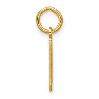 14k Yellow Gold Letter D Initial Charm XNA1335Y/D