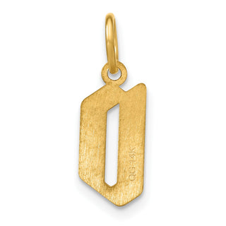 14k Yellow Gold Letter D Initial Charm XNA1335Y/D
