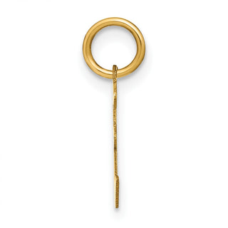14k Yellow Gold Letter E Initial Charm XNA1335Y/E