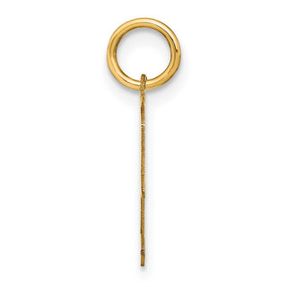 14k Yellow Gold Letter F Initial Charm XNA1335Y/F