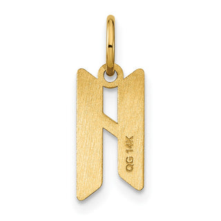 14k Yellow Gold Letter H Initial Charm XNA1335Y/H