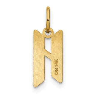 14k Yellow Gold Letter H Initial Charm XNA1335Y/H