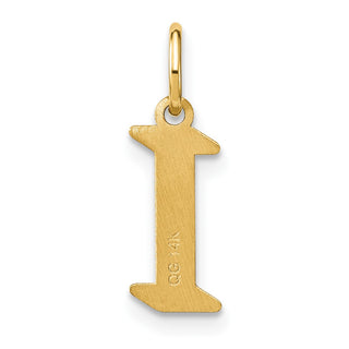 14k Yellow Gold Letter I Initial Charm XNA1335Y/I