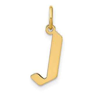 14k Yellow Gold Letter J Initial Charm XNA1335Y/J