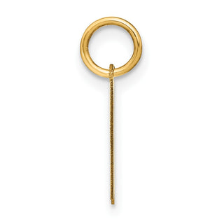 14k Yellow Gold Letter K Initial Charm XNA1335Y/K