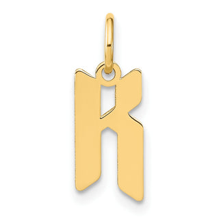 14k Yellow Gold Letter K Initial Charm XNA1335Y/K