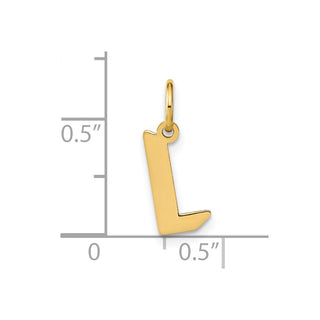 14k Yellow Gold Letter L Initial Charm XNA1335Y/L