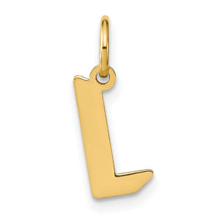 14k Yellow Gold Letter L Initial Charm XNA1335Y/L