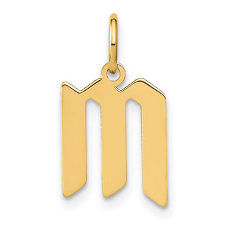 14k Yellow Gold Letter M Initial Charm XNA1335Y/M