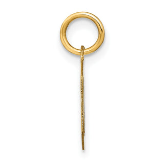 14k Yellow Gold Letter O Initial Charm XNA1335Y/O