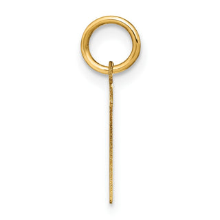 14k Yellow Gold Letter T Initial Charm XNA1335Y/T