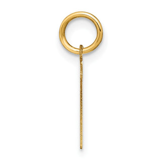 14k Yellow Gold Letter T Initial Charm XNA1335Y/T