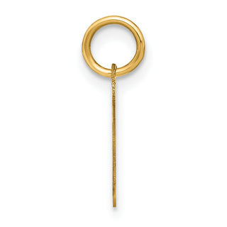 14k Yellow Gold Letter V Initial Charm XNA1335Y/V
