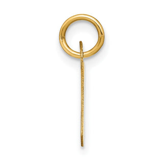 14k Yellow Gold Letter W Initial Charm XNA1335Y/W