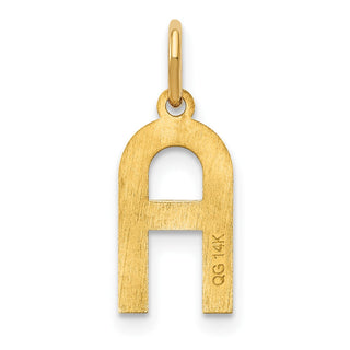 14k Yellow Gold Letter A Initial Charm XNA1336Y/A