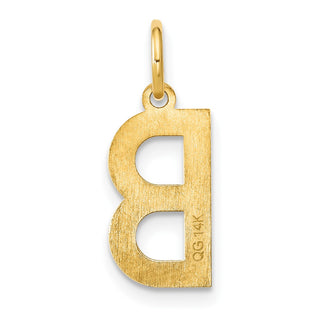 14k Yellow Gold Letter B Initial Charm XNA1336Y/B
