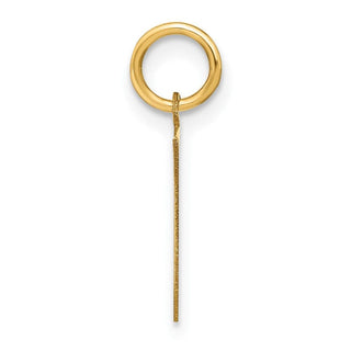 14k Yellow Gold Letter E Initial Charm XNA1336Y/E