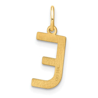 14k Yellow Gold Letter E Initial Charm XNA1336Y/E
