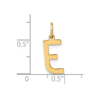 14k Yellow Gold Letter E Initial Charm XNA1336Y/E