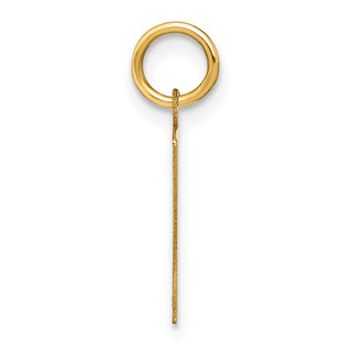 14k Yellow Gold Letter F Initial Charm XNA1336Y/F
