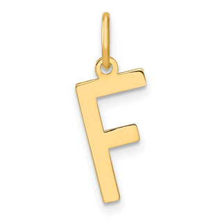 14k Yellow Gold Letter F Initial Charm XNA1336Y/F
