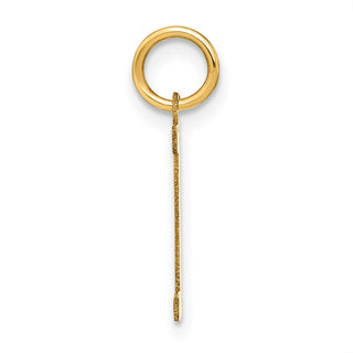 14k Yellow Gold Letter I Initial Charm XNA1336Y/I