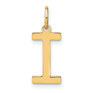 14k Yellow Gold Letter I Initial Charm XNA1336Y/I