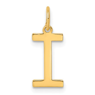 14k Yellow Gold Letter I Initial Charm XNA1336Y/I