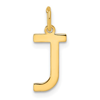 14k Yellow Gold Letter J Initial Charm XNA1336Y/J