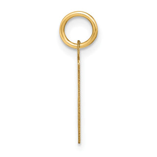 14k Yellow Gold Letter K Initial Charm XNA1336Y/K