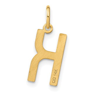 14k Yellow Gold Letter K Initial Charm XNA1336Y/K