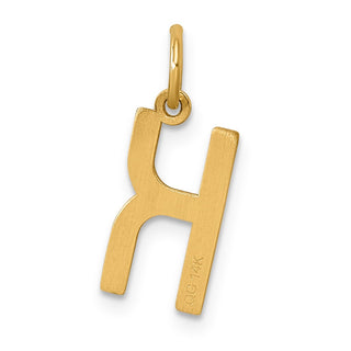 14k Yellow Gold Letter K Initial Charm XNA1336Y/K