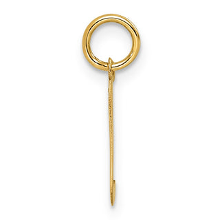 14k Yellow Gold Letter L Initial Charm XNA1336Y/L