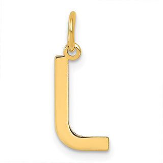 14k Yellow Gold Letter L Initial Charm XNA1336Y/L